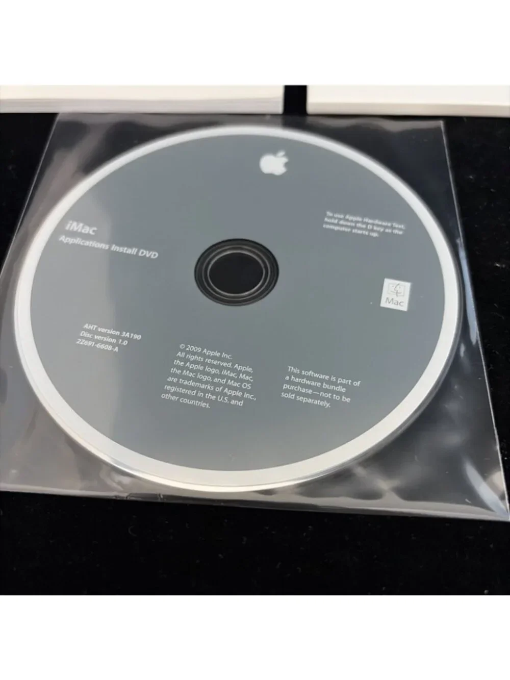 Apple iMac Late 2009 Snow Leopard 10.6.2 Restore Install DVD Disc Set  AppleCare